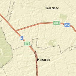 Karanac Street Map