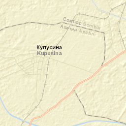 Kupusina Street Map