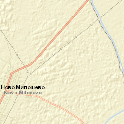 Novo Miloševo Street Map