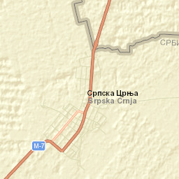 Srpska Crnja Street Map