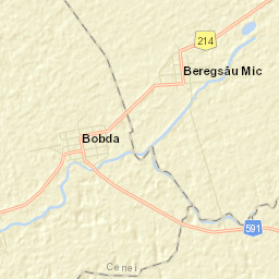 Comuna Cenei Street Map