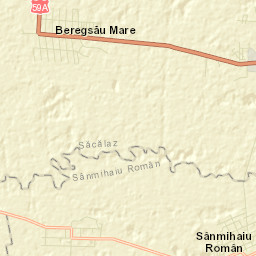Comuna Săcălaz Street Map