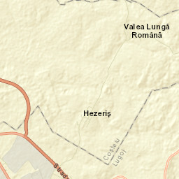 Comuna Coşteiu Street Map