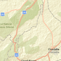 Cisnădie Street Map