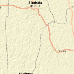 Comuna Sâmbăta de Sus Street Map