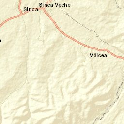 Comuna Şinca Veche Street Map