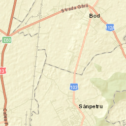 Comuna Sânpetru Street Map