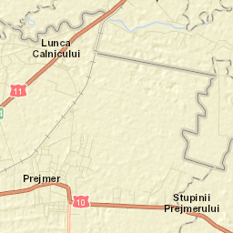 Comuna Prejmer Street Map