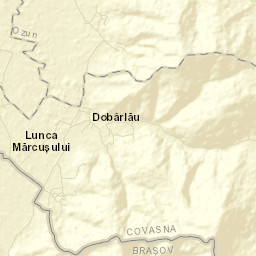 Comuna Dobârlău Street Map