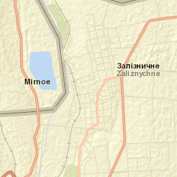 Zaliznychne Street Map
