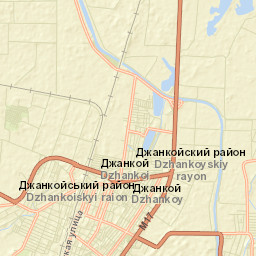 Dzhankoy Street Map