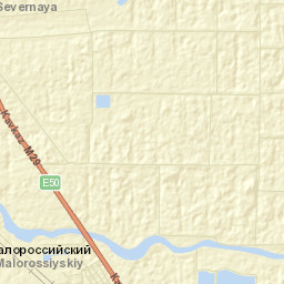 Tikhoretskiy Rayon Street Map