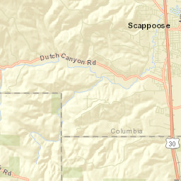 Scappoose Street Map