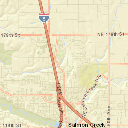 Salmon Creek Street Map
