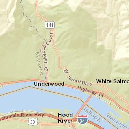 White Salmon Street Map