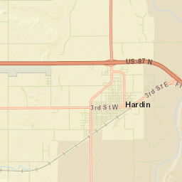 Hardin Street Map