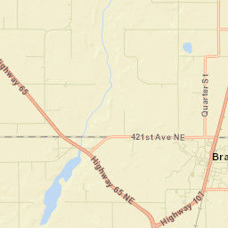 Braham Street Map