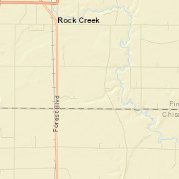 Rock Creek Street Map