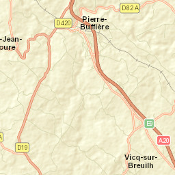 Vicq-sur-Breuilh Street Map