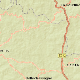 La Courtine Street Map