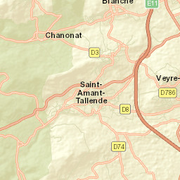 Saint-Saturnin Street Map