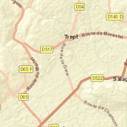 Trept Street Map