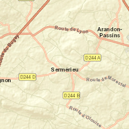 Salagnon Street Map