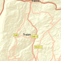 Yenne Street Map