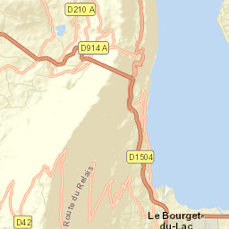 Le Bourget-du-Lac Street Map