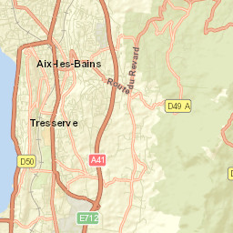 Aix-les-Bains Street Map