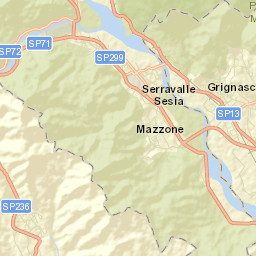 Serravalle Sesia Street Map