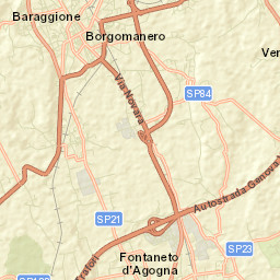 Borgomanero Street Map