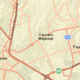 Fagnano Olona-Bergoro Street Map