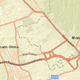 Carbonate Street Map