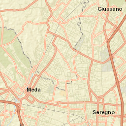 Cabiate Street Map