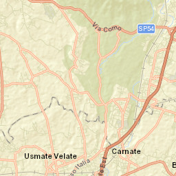 Montevecchia Street Map