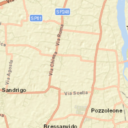 Pozzoleone Street Map