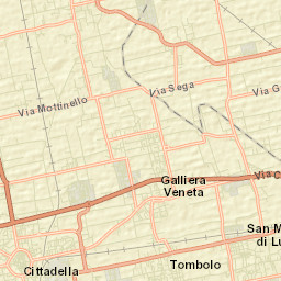 San Martino di Lupari Street Map