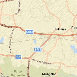 Padernello Street Map