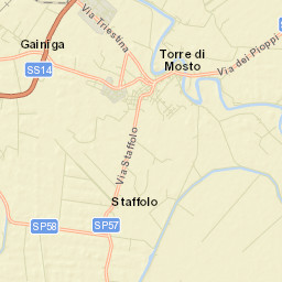 Torre di Mosto Street Map