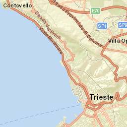 Trieste Street Map