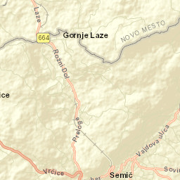 Semič Street Map