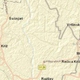 Novoselec Street Map