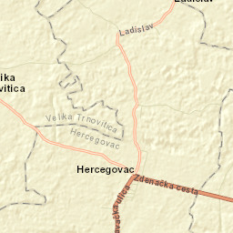 Hercegovac Street Map