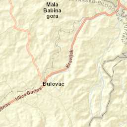 Đulovac Street Map