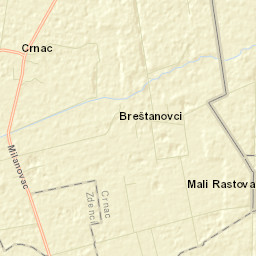Crnac Street Map