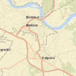 Grad Valpovo Street Map