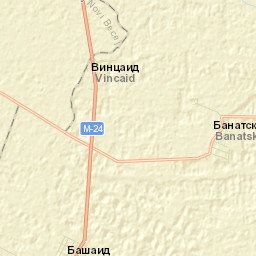 Banatska Topola Street Map