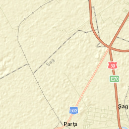 Comuna Şag Street Map