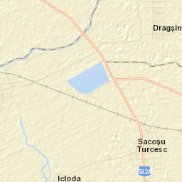 Sacoşu Turcesc Street Map